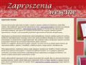 Zaproszenia na ślub