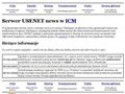 Serwer Usenet news w ICM